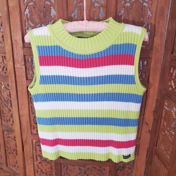 Cropped sleeveless 90s Rockies Sweater - Picture 2 of 3